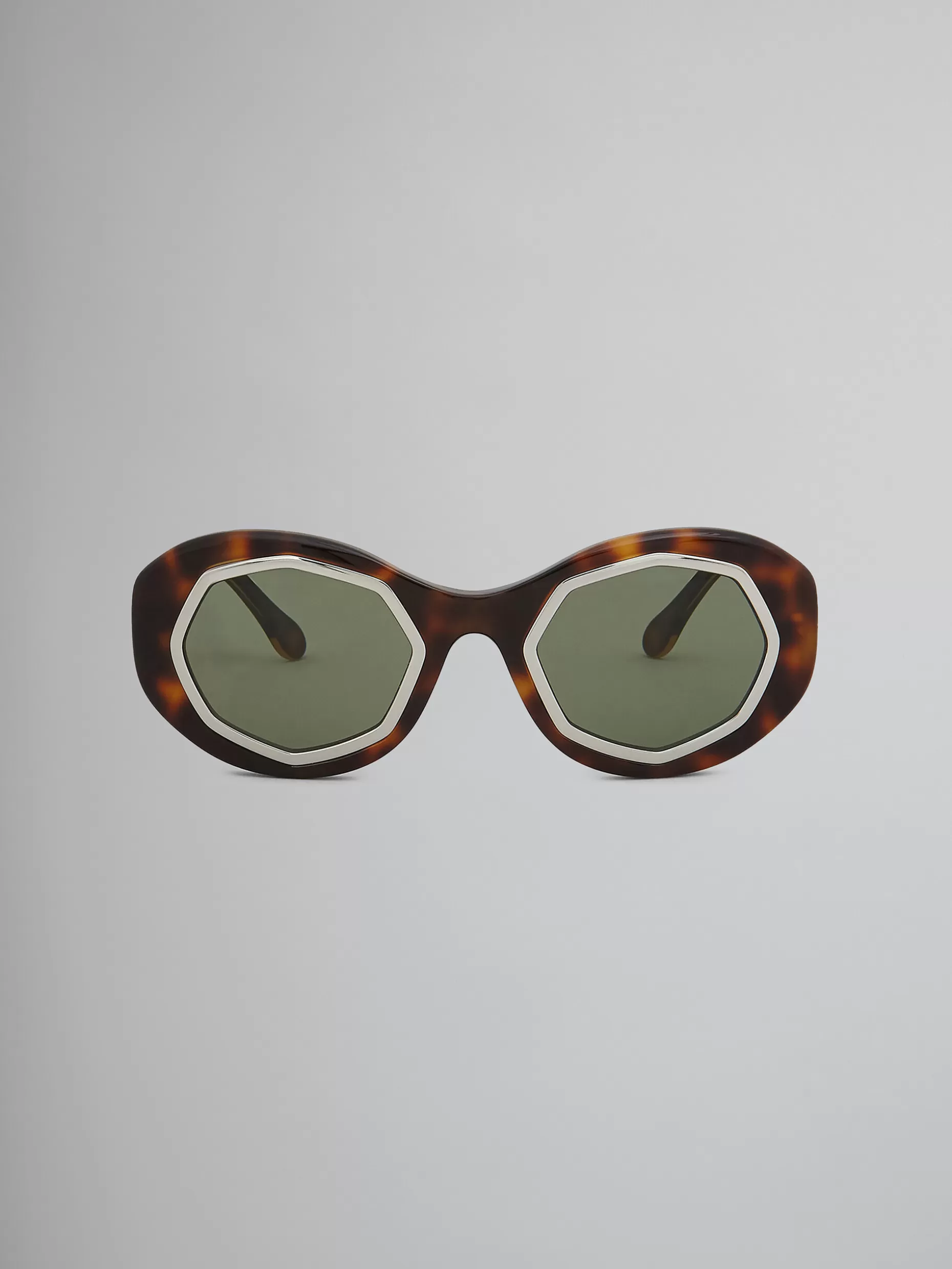 Women Marni Tortoiseshell Mount Brumo Acetate Sunglasses