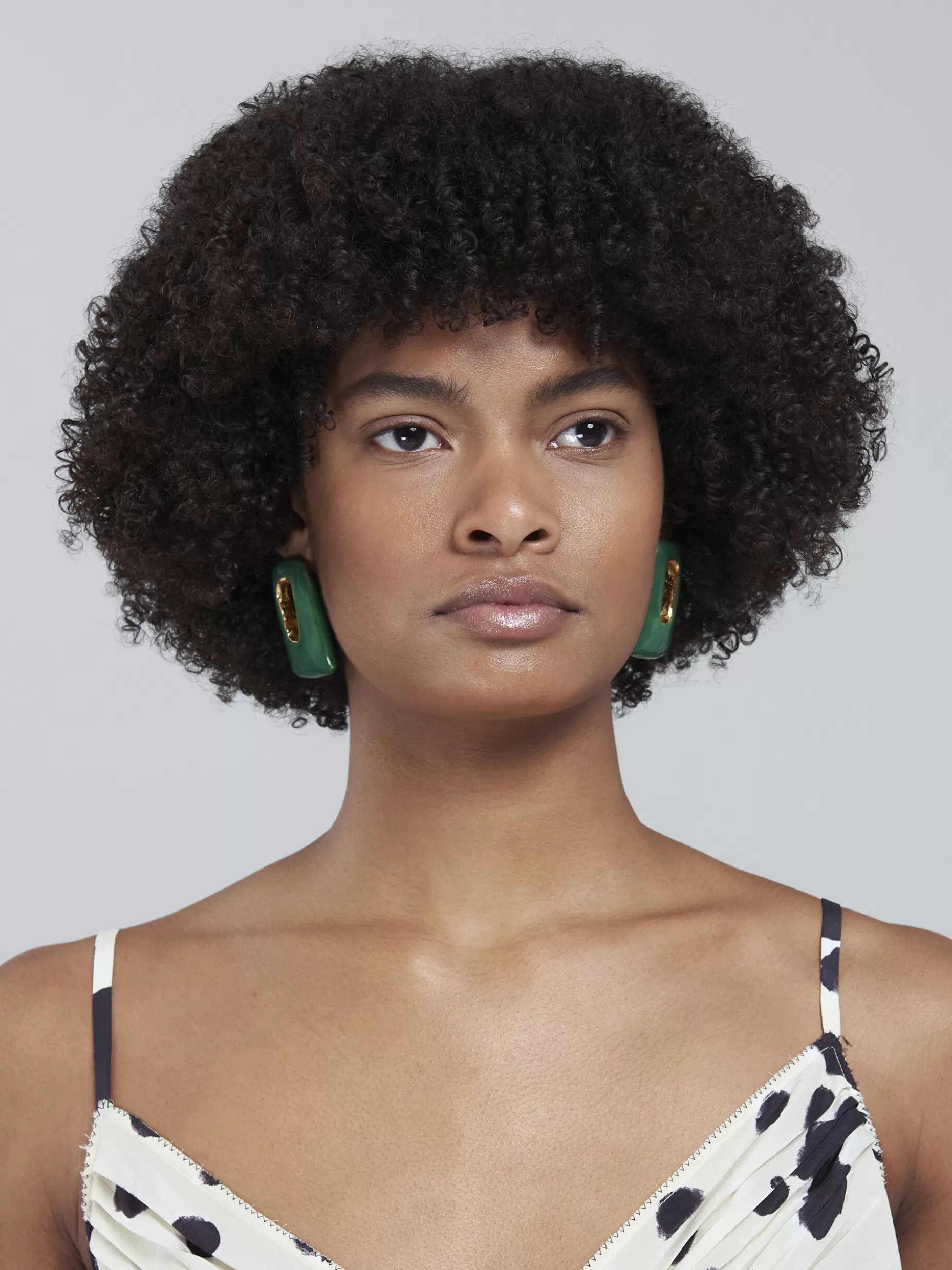 Women Marni Trapeze Green Earrings