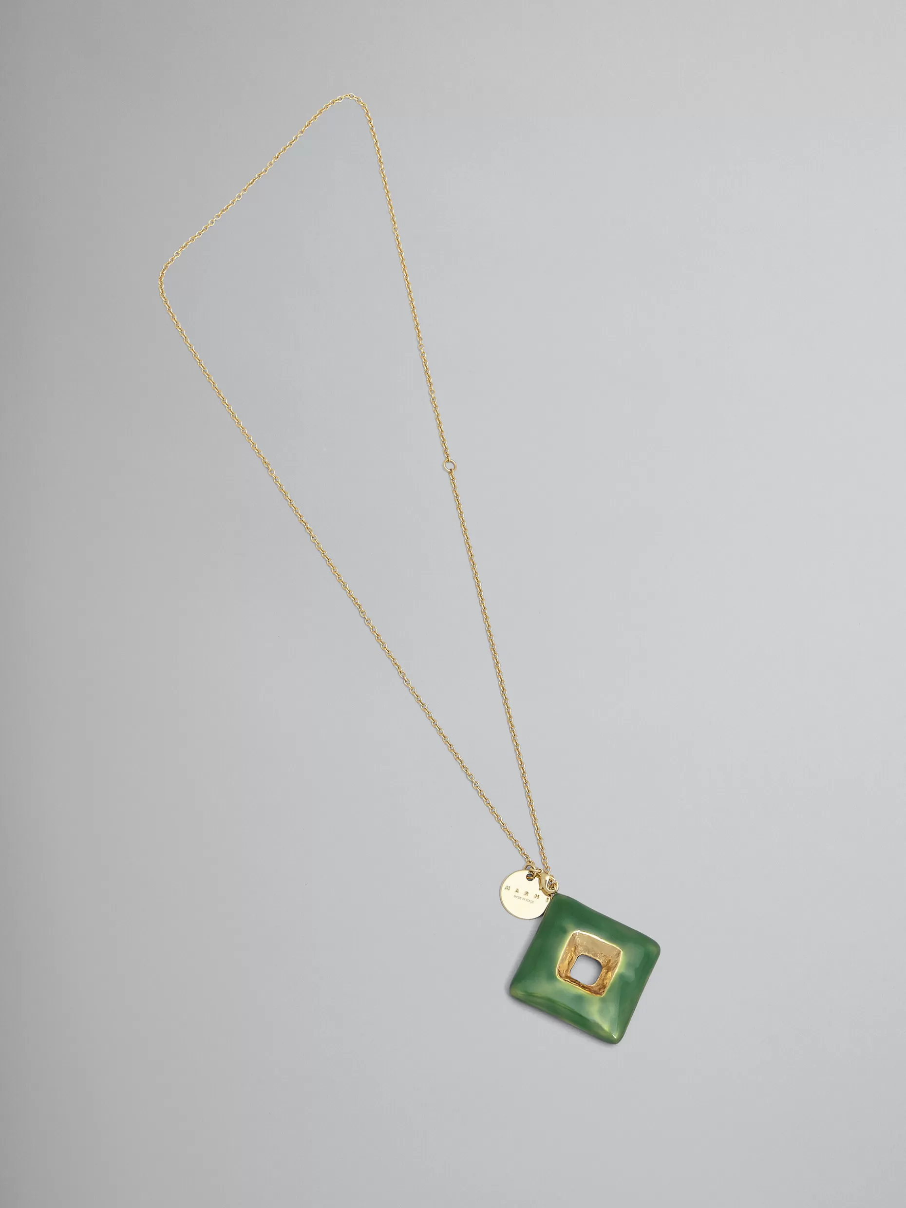 Women Marni Trapeze Green Necklace