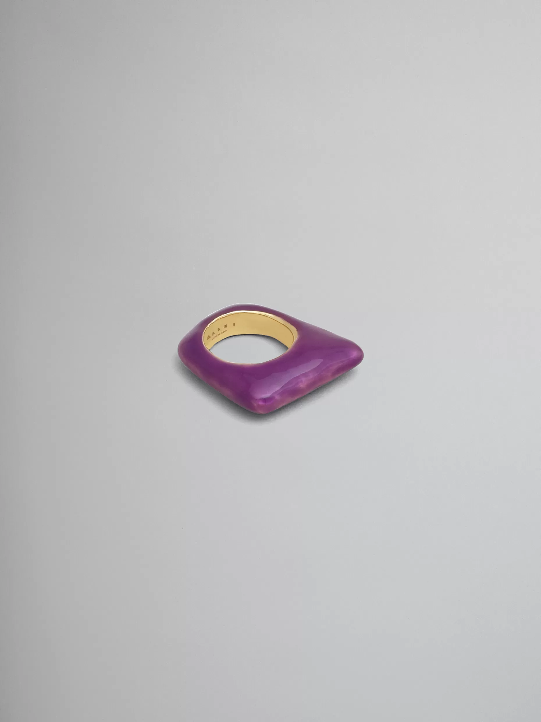 Women Marni Trapeze Purple Ring