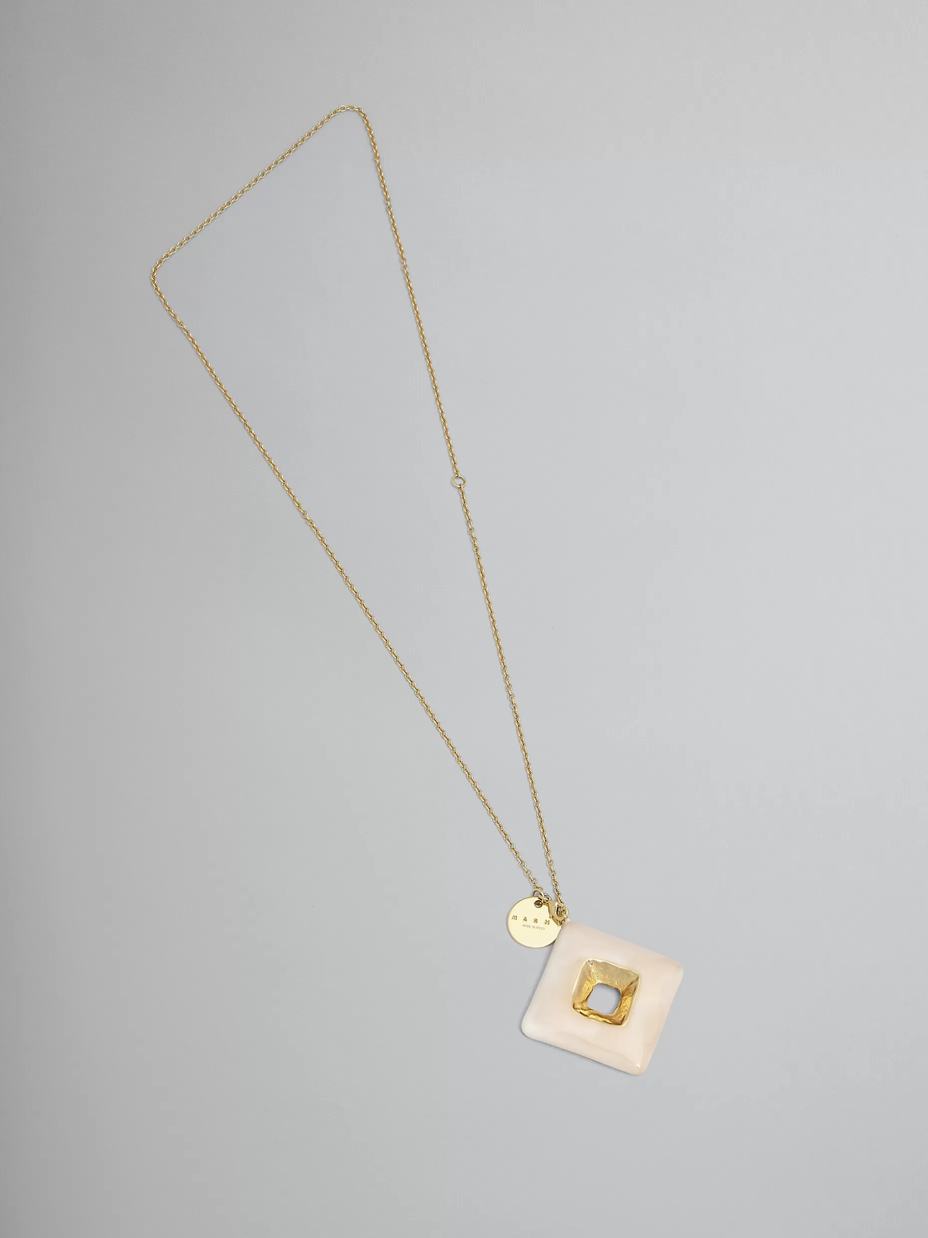 Women Marni Trapeze White Necklace