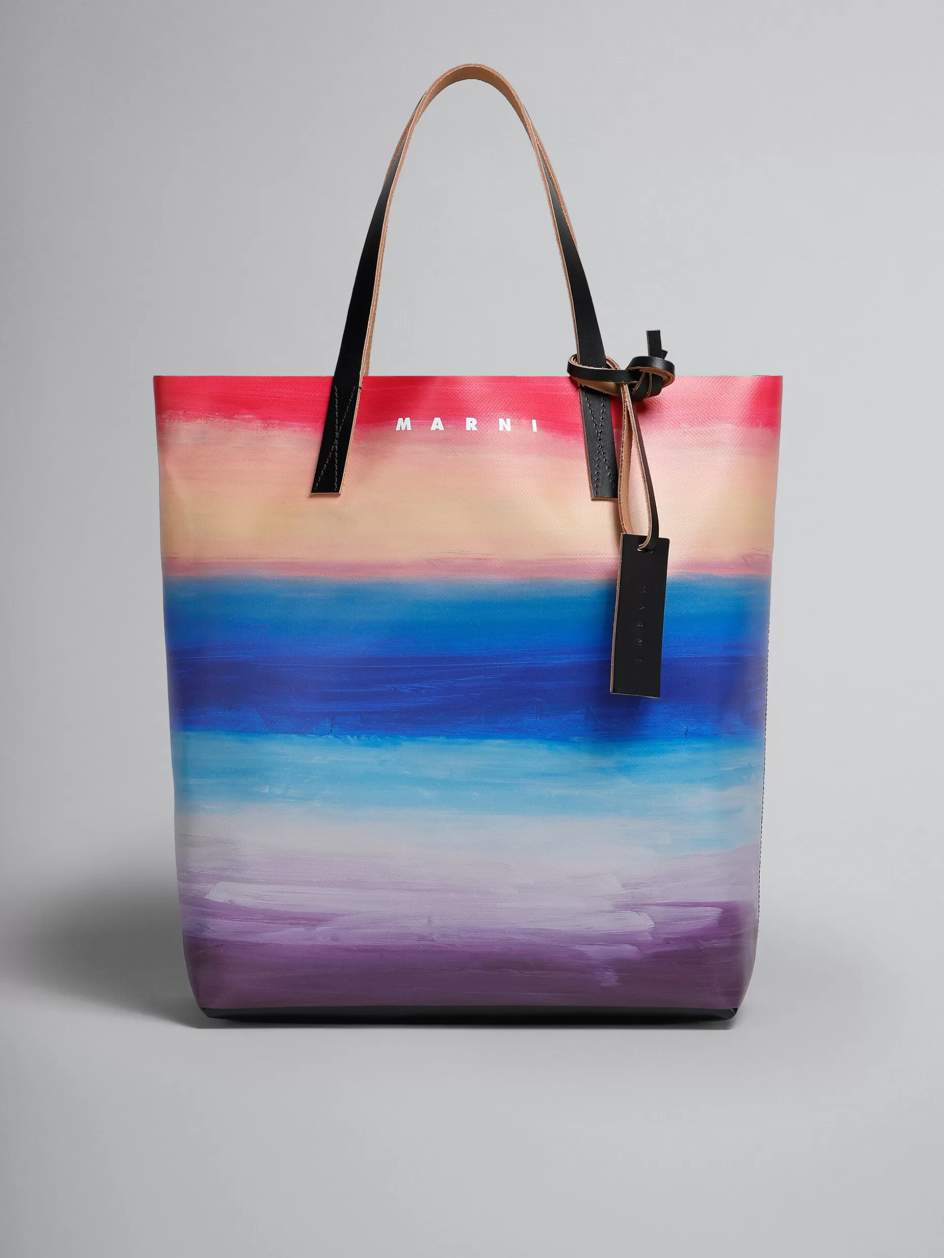 Men Marni Tribeca Shopping Bag With Dark Side Of The Moon Print