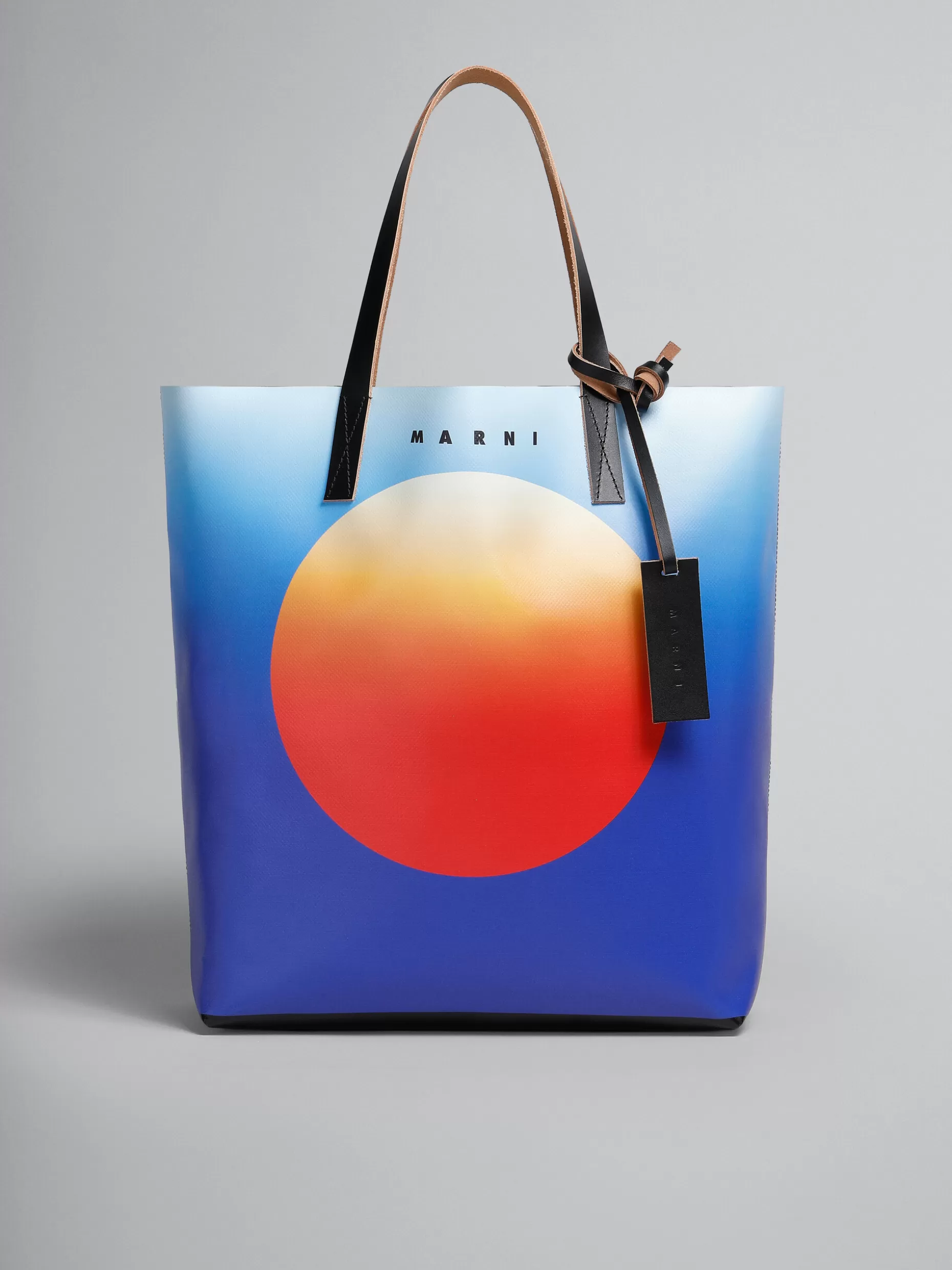 Men Marni Tribeca Shopping Bag With Sunrise Print