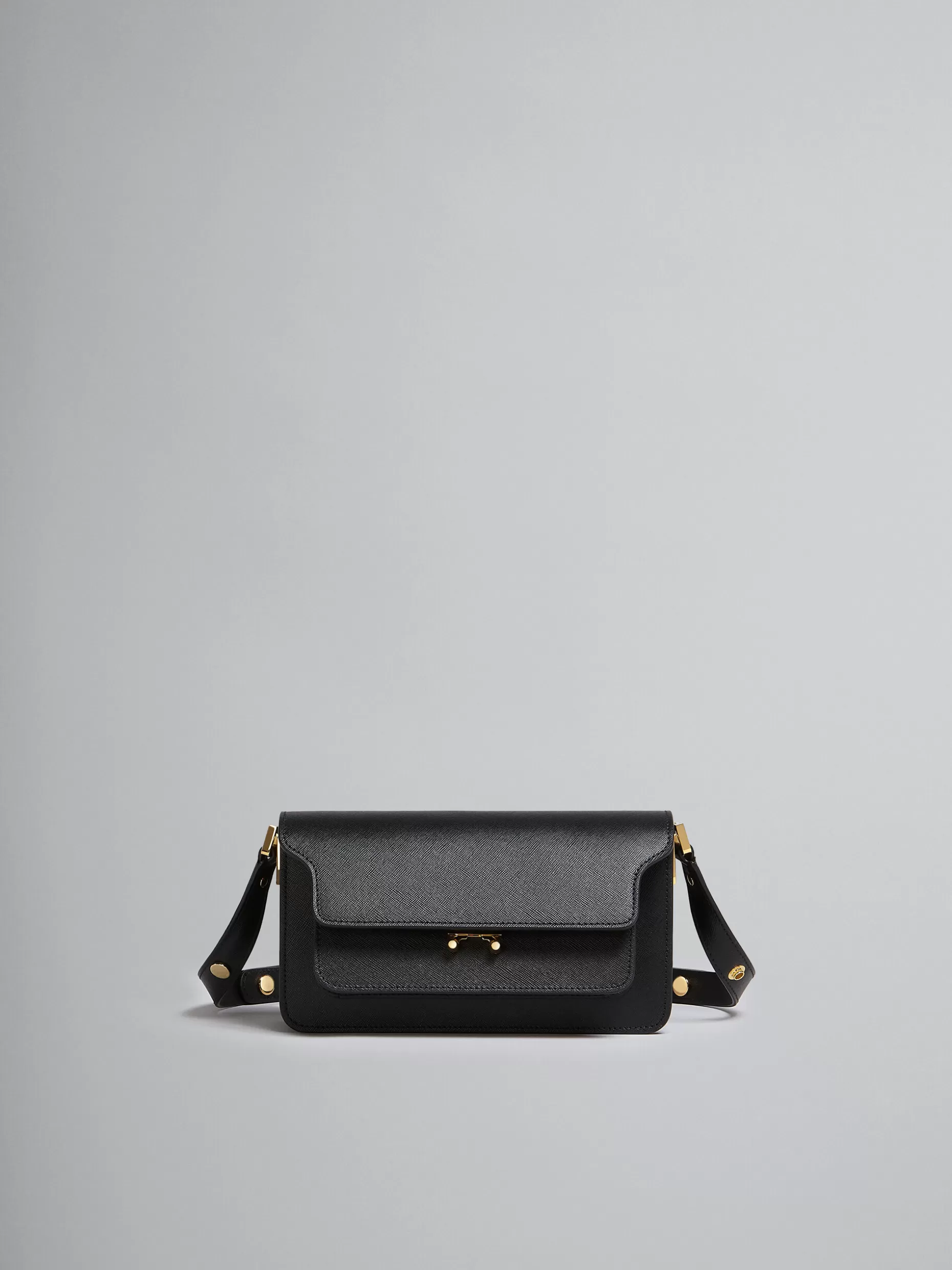 Women Marni Trunk Bag E/W Insaffiano Leather