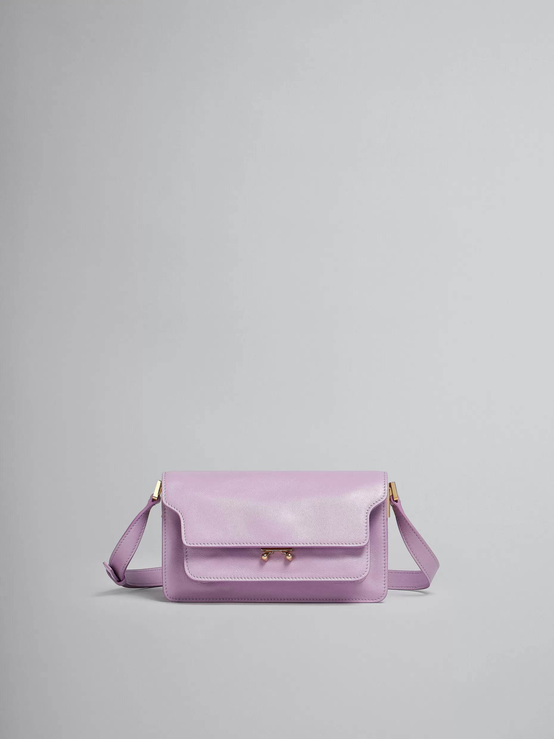 Women Marni Trunk Soft Bag E/W In Lilac Leather