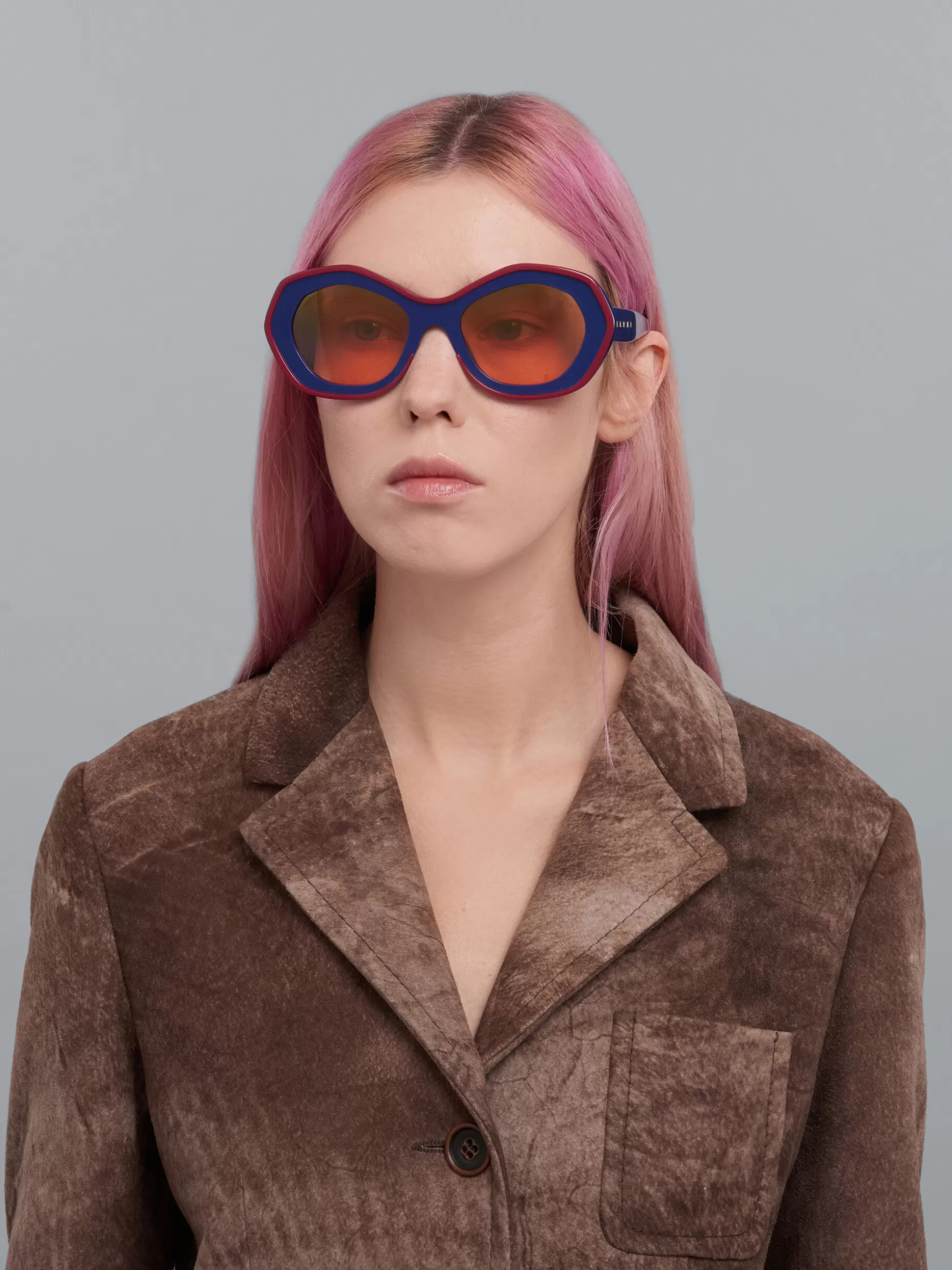 Women Marni Ulawun Vulcano Acetate Sunglasses