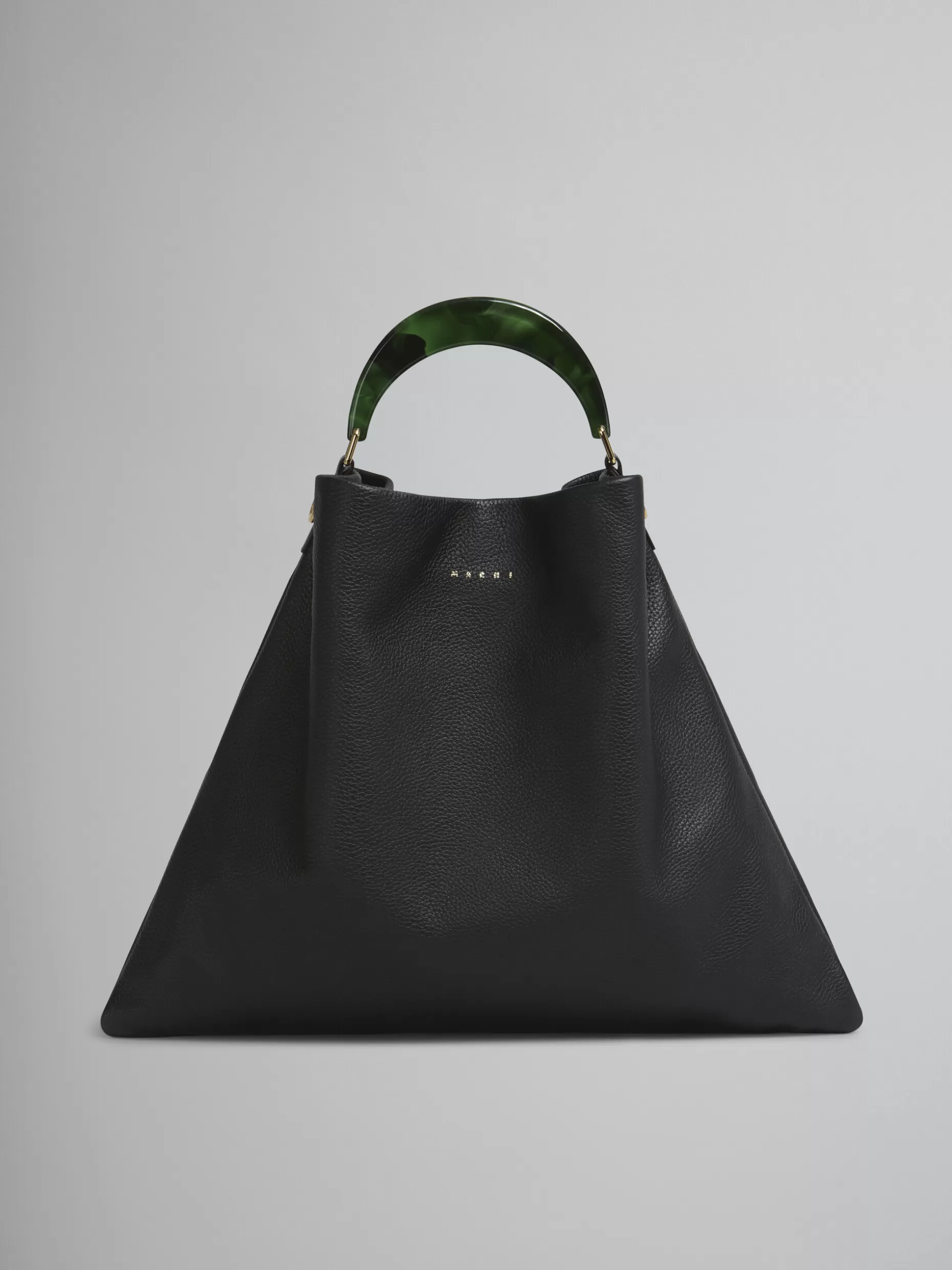 Women Marni Venice Medium Bag In Black Leather