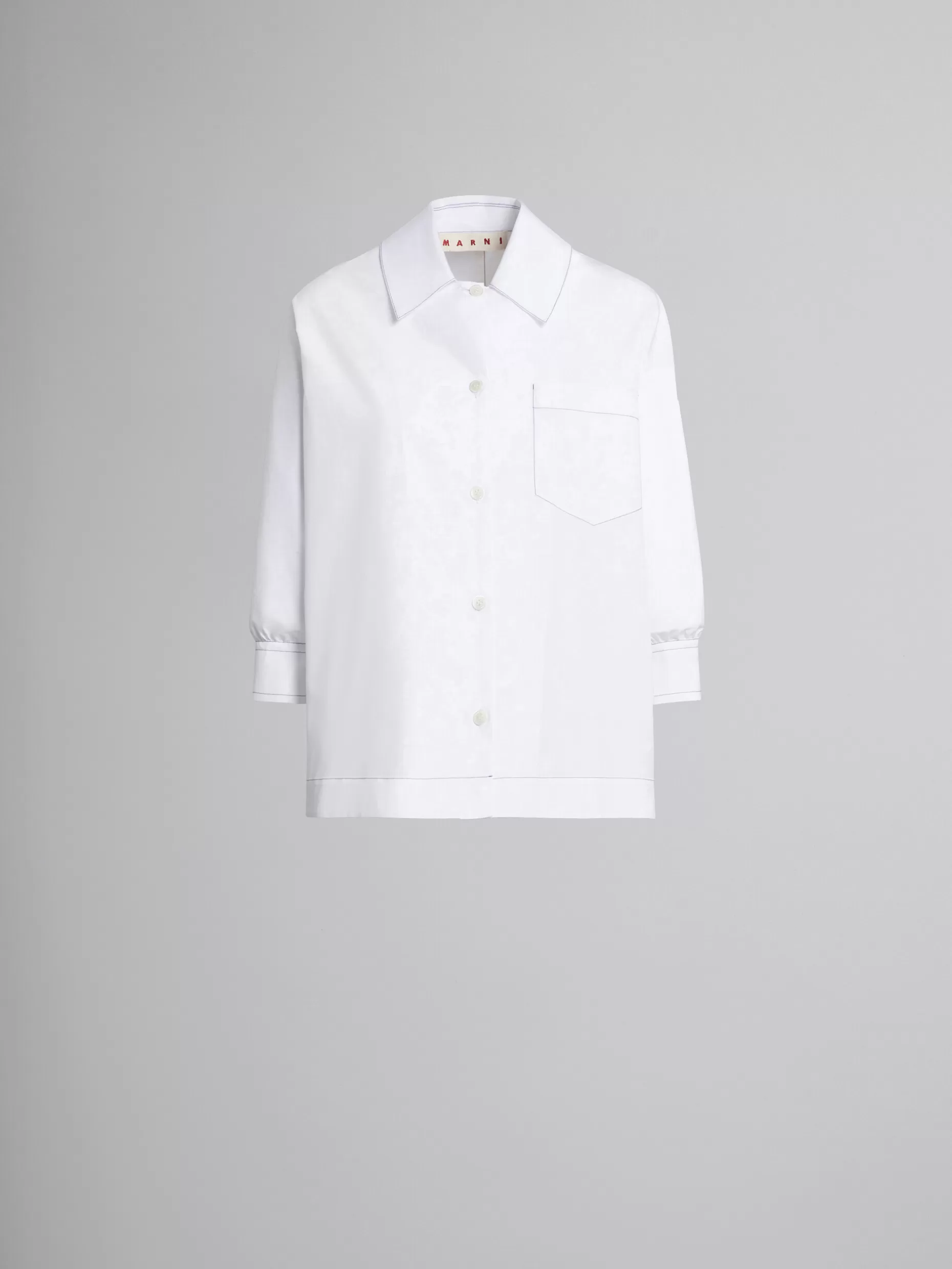 Women Marni White Poplin Shirt