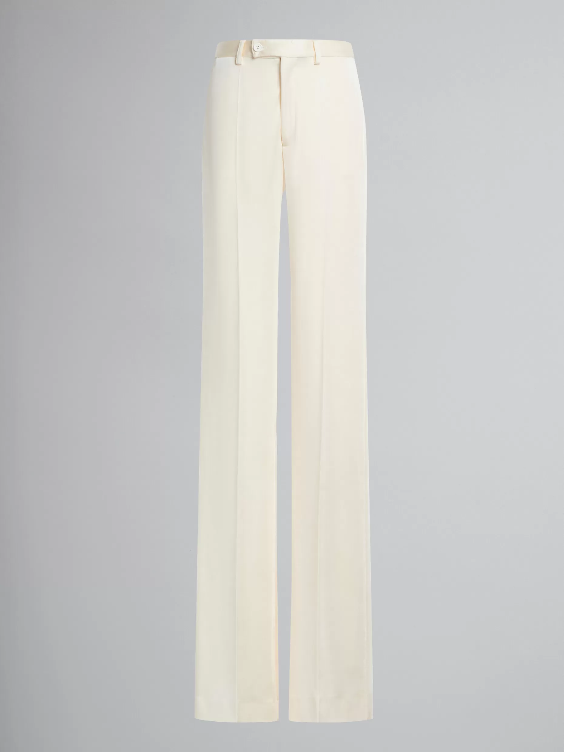 Women Marni White Stretch Jersey Trousers