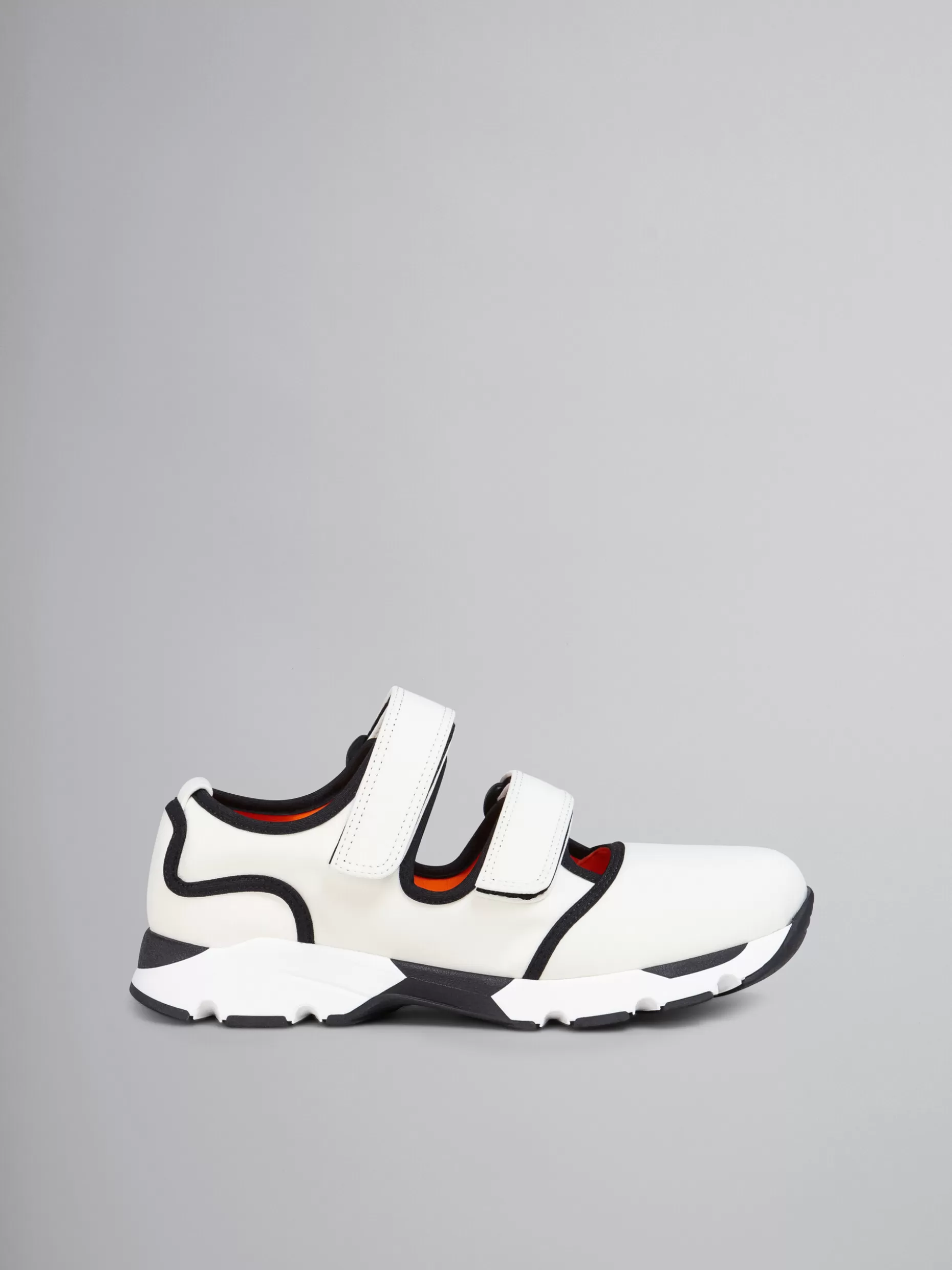 Women Marni White Techno Fabric Sneakers