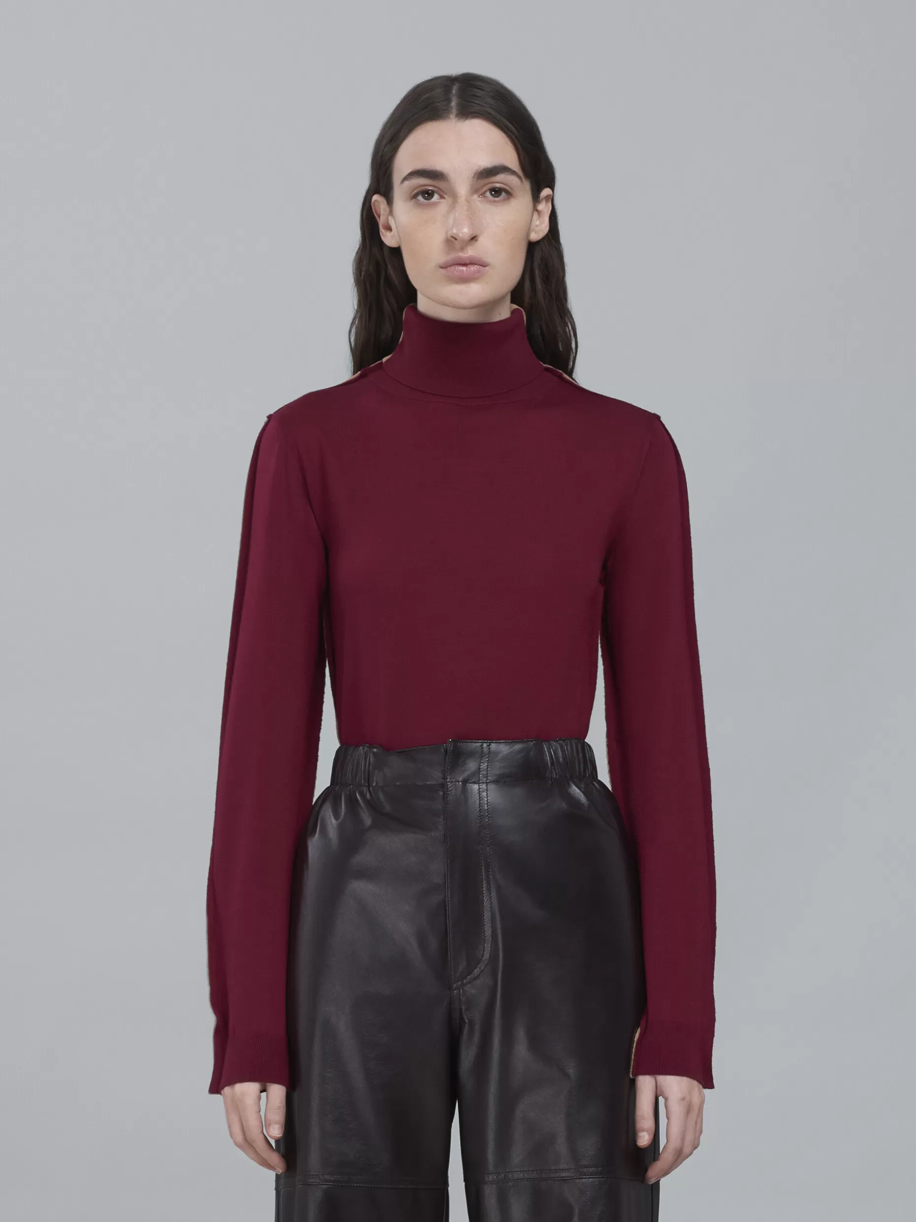 Women Marni Wool Turtleneck Sweater