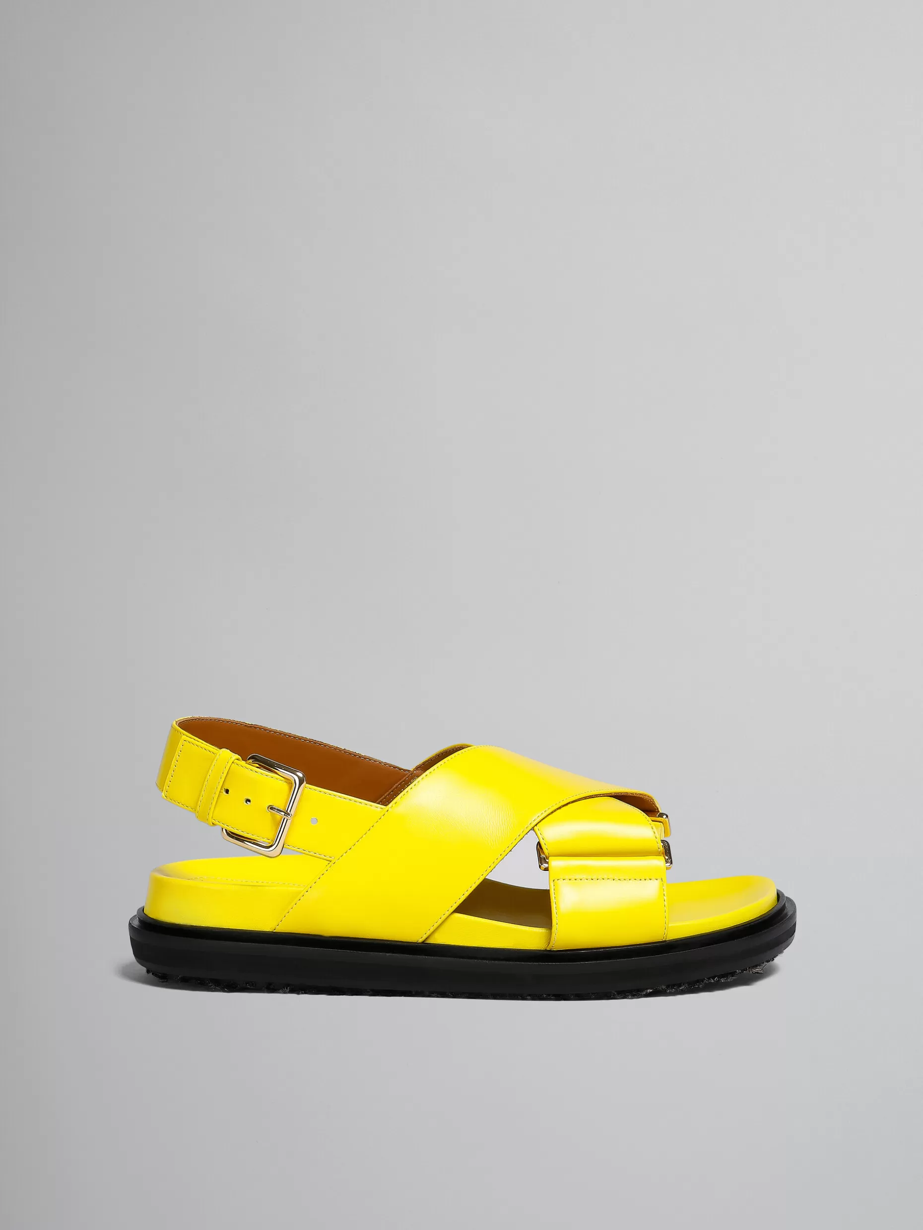 Women Marni Yellow Leather Fussbett